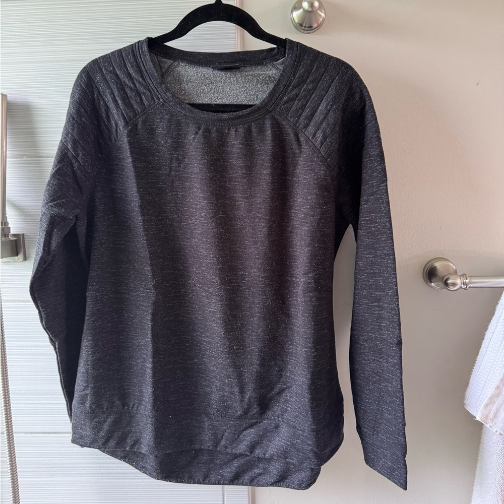 Fleece lined thermal sweater crewneck